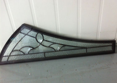 Do retângulo de vidro decorativo de bronze do painel da pátina do zinco forma de barra redonda oval meia