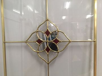 Painéis de vidro decorativos endurecidos para armários, vidro geado artístico do armário