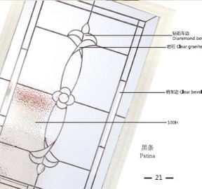 Projete as placas de janela de vidro decorativas térmicas/isolação sadia