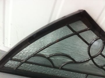 Testes padrões do vidro da porta/janela, bronze/níquel/painéis de vidro decorativos da pátina