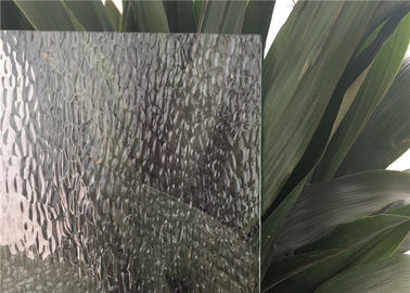 A curva/folhas de vidro Textured lisas, obscurece o vidro modelado geado