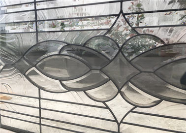 Painéis de vidro da arte clara do teste padrão para a janela interna da porta 4,5 milímetros de espessura