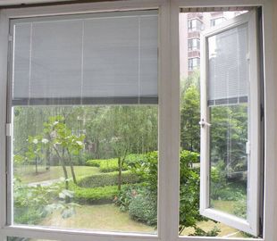 22&quot;” cortinas da polegada *64 no vidro, vidro moderado branco com cortinas para dentro