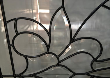Forma térmica da isolação sadia dos painéis de vidro clássicos da arte da porta da cor vária