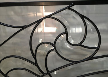 Forma térmica da isolação sadia dos painéis de vidro clássicos da arte da porta da cor vária