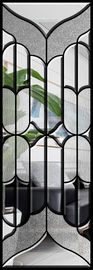 Vidro decorativo colorido da porta, zinco do espaço livre/pátina/níquel de vidro contínuos