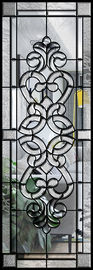 Painéis de poupança de energia da janela de vidro de arte decorativa, folhas bordadas do vidro do embutimento