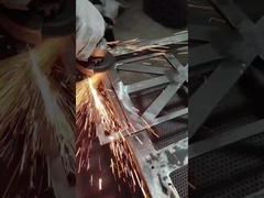 Portas de ferro e vidro ocos Duplo vidro isolante