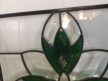 Flutue o vidro modelado decorativo para paredes de cortina/restaurante/igreja