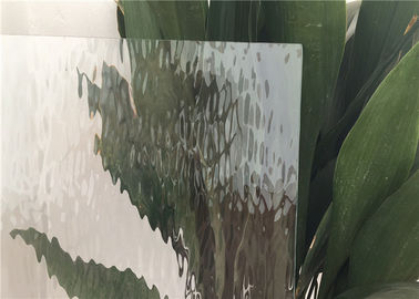 Transmitância decorativo figurado do vidro modelado 90% 3,2 milímetros de tipo ultra claro