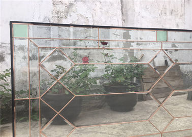 Vidro de madeira feito sob encomenda da porta, painéis de vidro translúcidos do chanfro da prova do roubo